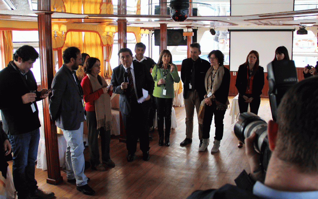 Presidente CNTV lanza sala con contenidos televisivos en FIC Valdivia 2014